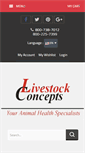 Mobile Screenshot of livestockconcepts.com